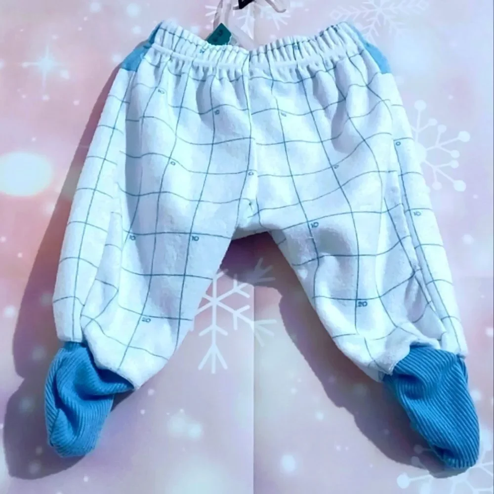 CARTER'S BABY PAJAMA BOTTOMS WITH COVERED FEET 12-17 LBS